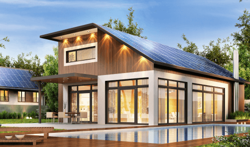 powered-solar home
